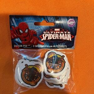 Marvel Ultimate Spider-Man Fun Pix for Cupcakes discontinued Wilton pack of 24